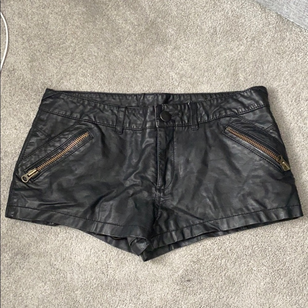 Leather Shorts